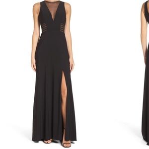 Navy blue Morgan and Co dress, Nordstrom